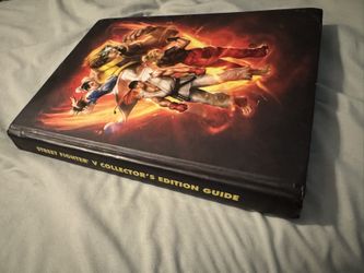 Street Fighter V Collectors Edition Guide Book Hardcover