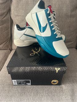 Nike Kobe 5 Protro 'Caitlin Clark' IZ1852-100 Coconut Milk Bright Spruce Sz 12.5