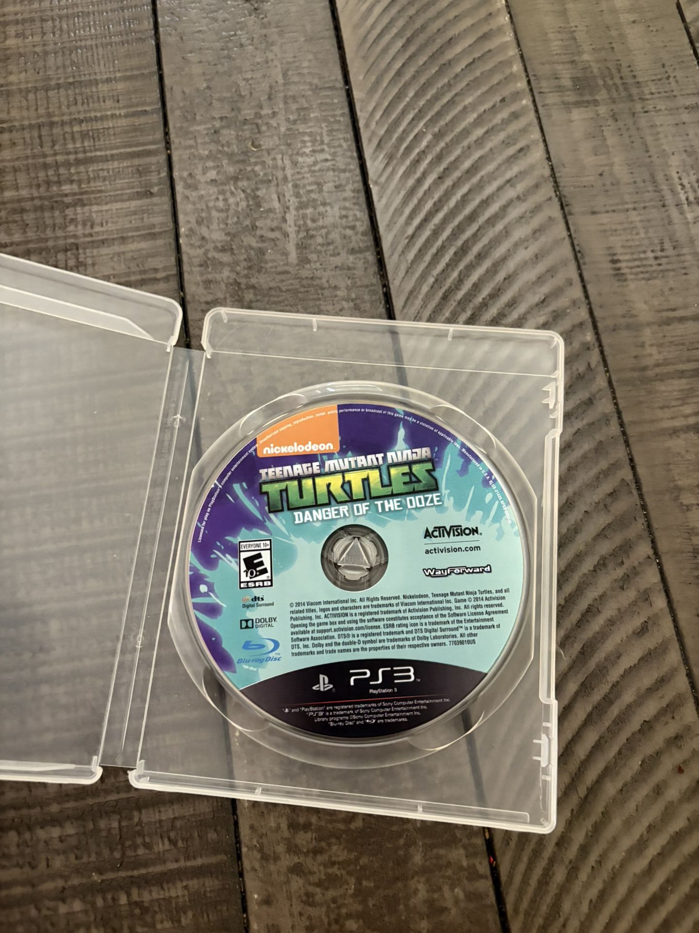 Teenage Mutant Ninja Turtle Game PS3