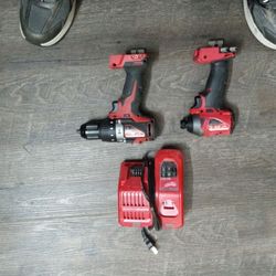 Milwaukee Impact And 1/2 Hammer Drill 