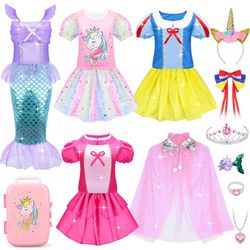 16 Pcs Princess Dress Up Clothes