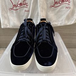 Christian Louboutin Rantulow Orlato Flat | Color: Blue size 48