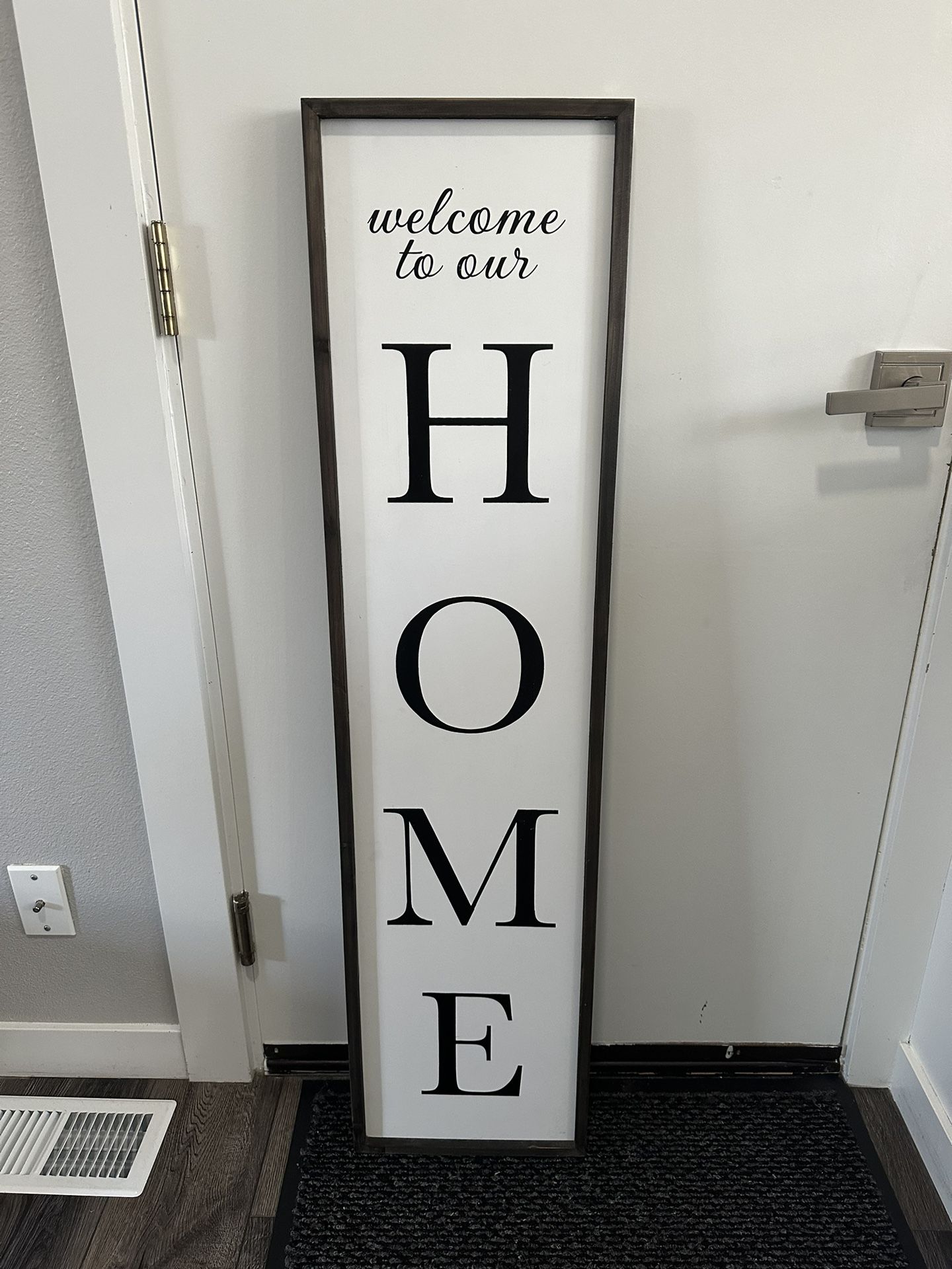 Large Welcome To Our Home Sign