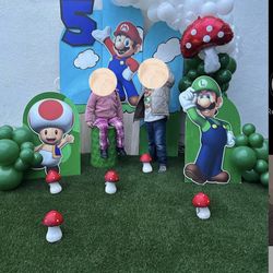 Mario brothers Birthday Party 
