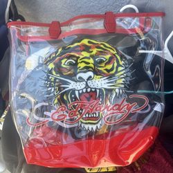 Ed Hardy Clear Tote Bag