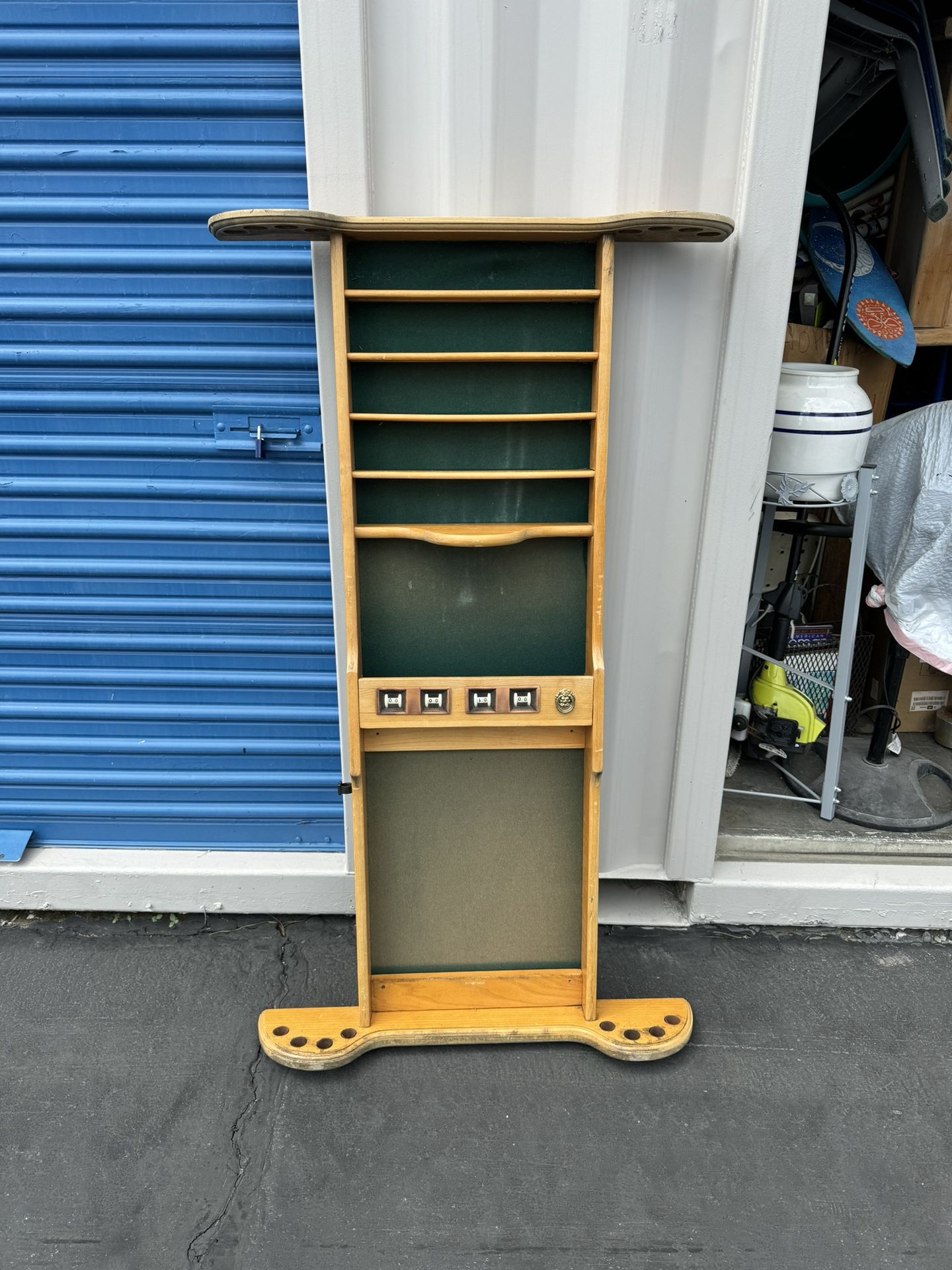 Vintage Pool Stick Caddy