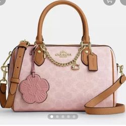 COACH Powder Pink Medium Rowan - NWT