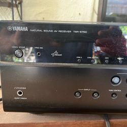 Yamaha Natural Sound Av Receiver Tsr – 6750 Top-Notch