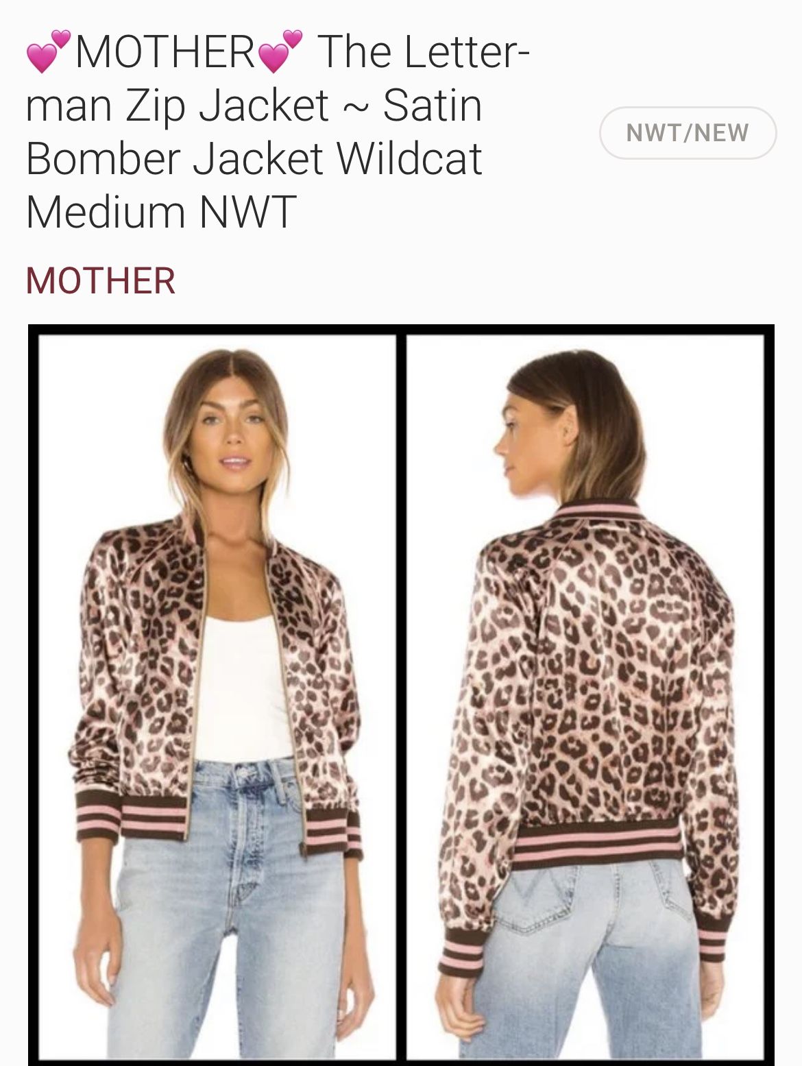 Pink /Brown Mother Jacket