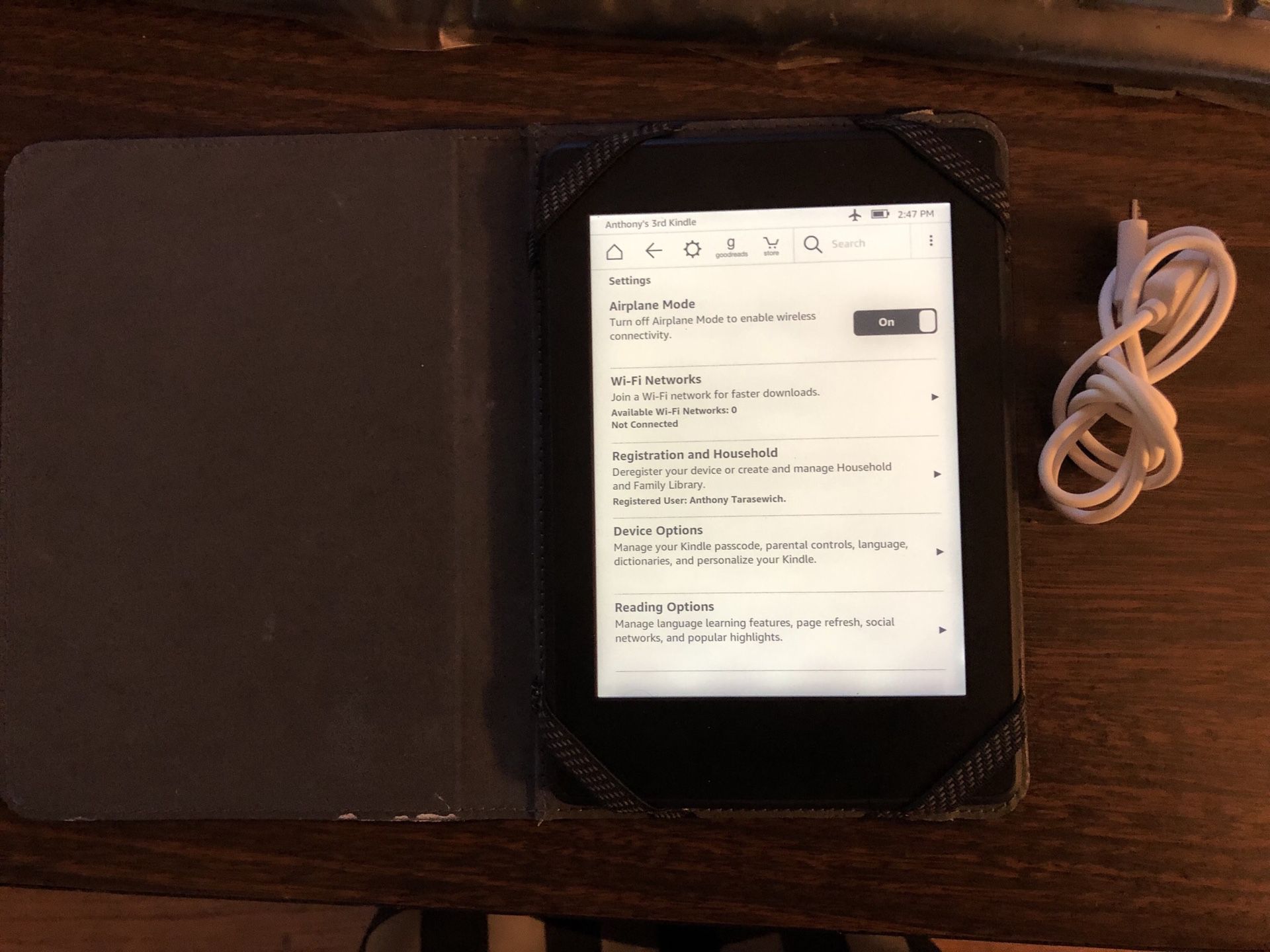 Amazon DP75SDI Kindle Paperwhite 6" Wifi Ereader 4GB
