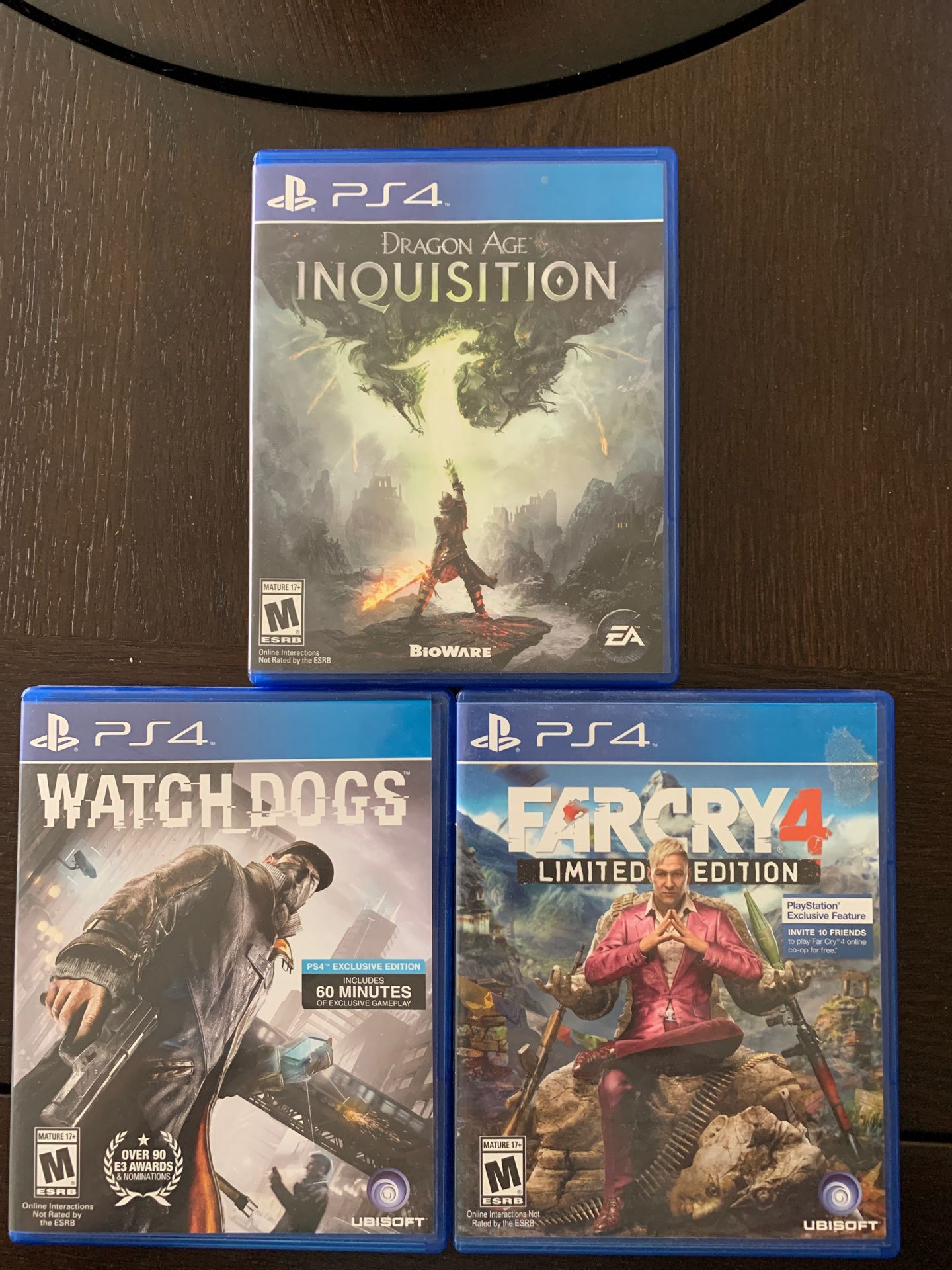 PS4 video games $15 each