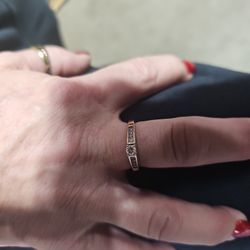 14 K Diamond Engagement Ring