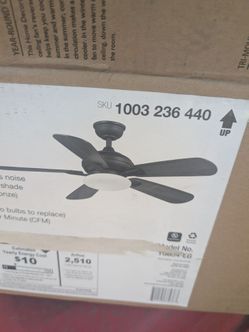 44in Benson ceiling fan with remote