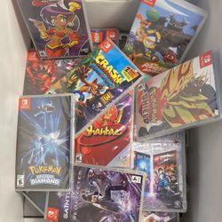 WHOLESALE Nintendo Switch Game Cartridge Lot (POKÉMON LEGO MK11 SHANTAE MARIO+more)
