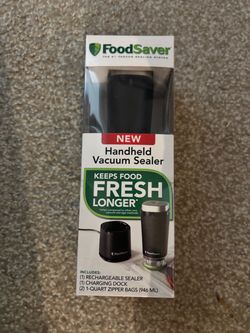 New FoodSaver handheld vacuum sealer