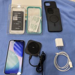 iPhone 12 Pro Max Silver 512 GB Storage plus Accessories.