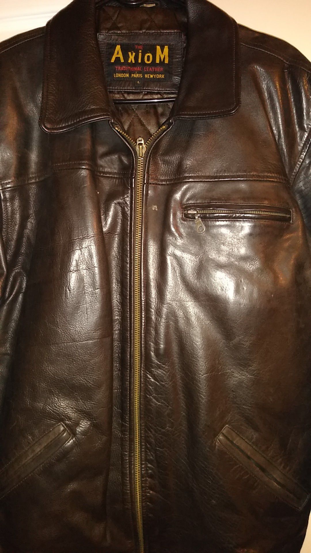 leather jacket size large excellent best offer