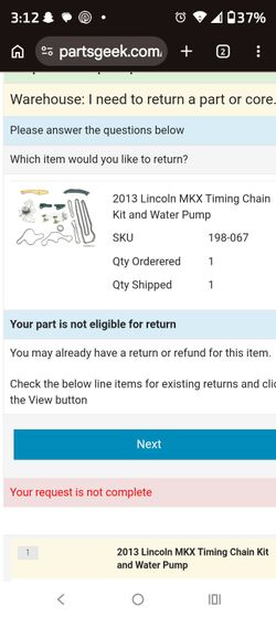 Timing chain kit with waterpump