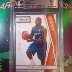 John Wall Rookie Card Beckett 9