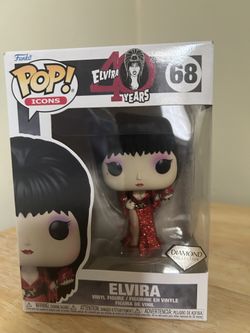 Funko Pop! Icons Elvira #68 (Diamond Collection, 40 Years)