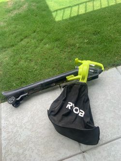 LEAF BLOWER VACUUM RYOBI 40V BATTERY included 40 v lithium 6A batterie