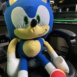 Sonic the Hedgehog Jumbo 34” Plush Stuffed Sega Toy Factory
