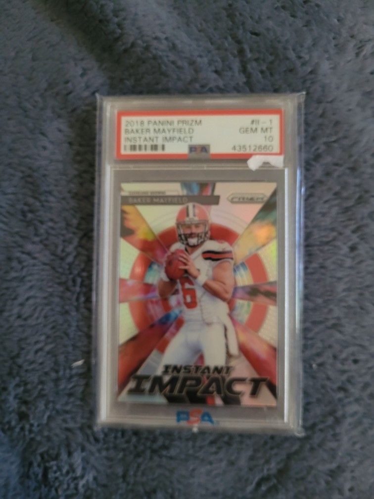 Baker Mayfield Rookie Gem Mint 10