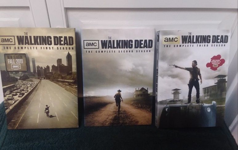 "The Walking Dead" series DVD set Seasons 1, 2, & 3