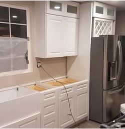 Kitchen cabinets