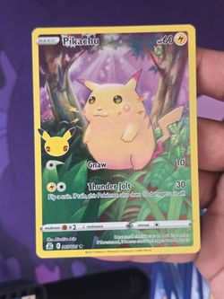 Pikachu full art celebrations