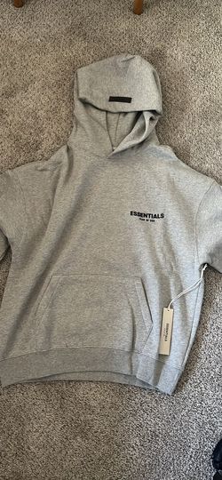 Essentials Dark Oatmeal Hoodie