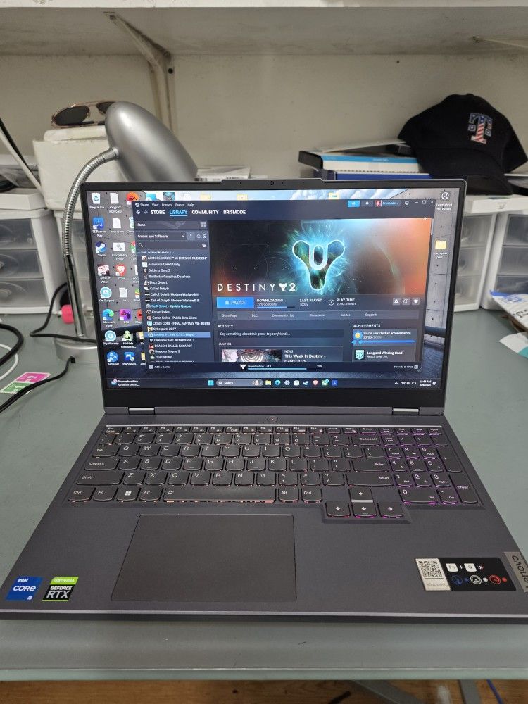 LIKE NEW LENOVO LEGION 5 NVIDIA RTX 3060, INTEL i5, 16GB RAM GAMING LAPTOP