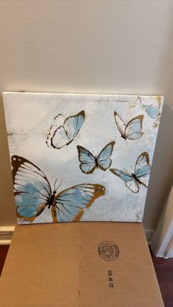 Butterly wall decor frame