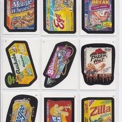9 Wacky Packages Stickers Original Mint Stickers 2004-07
