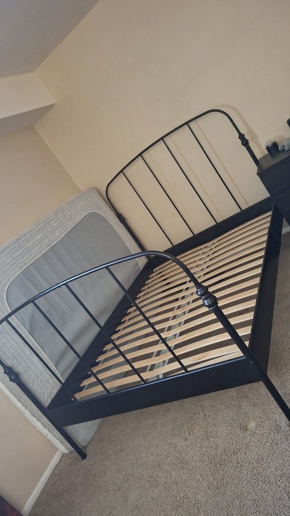Ikea Metal Bed Frame Only