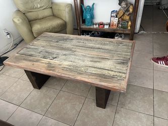 Rustic Reclaimed Wood Coffee Table
