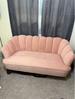 Pink couch