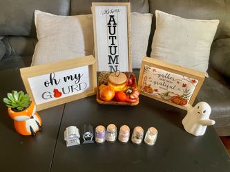 Welcome Autumn Framed Wood Sign/ decorative Frame 🍁