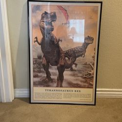 Framed Tyrannosaurus Rex Poster