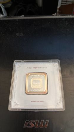 Geiger Original Premium 1 oz silver bar