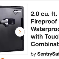 SENTRY SAFE 💦 WATERPROOF 🔥 FIREPROOF NEW IN BOX 