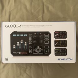 TC Helicon GoXLR 3-in-1 Audio Interface, Mixer, and Soundboard