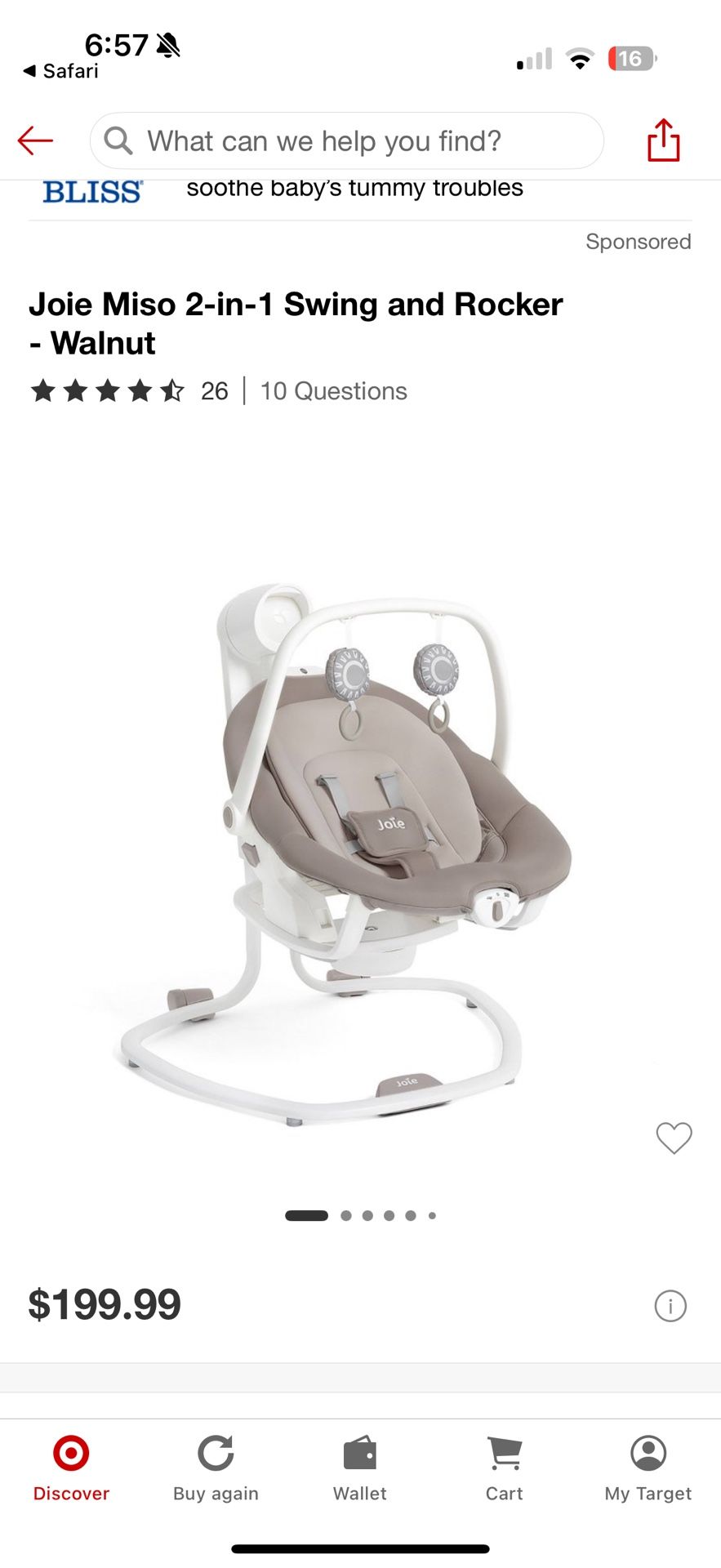 Joie 2in1 Swing & Rocker 