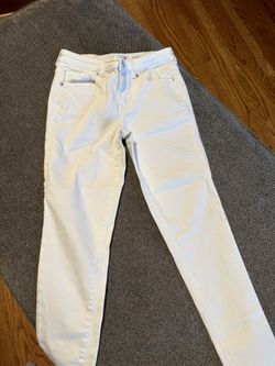 Cat & Jack Girls White Ultimate Stretch Skinny Jeans Sz 14