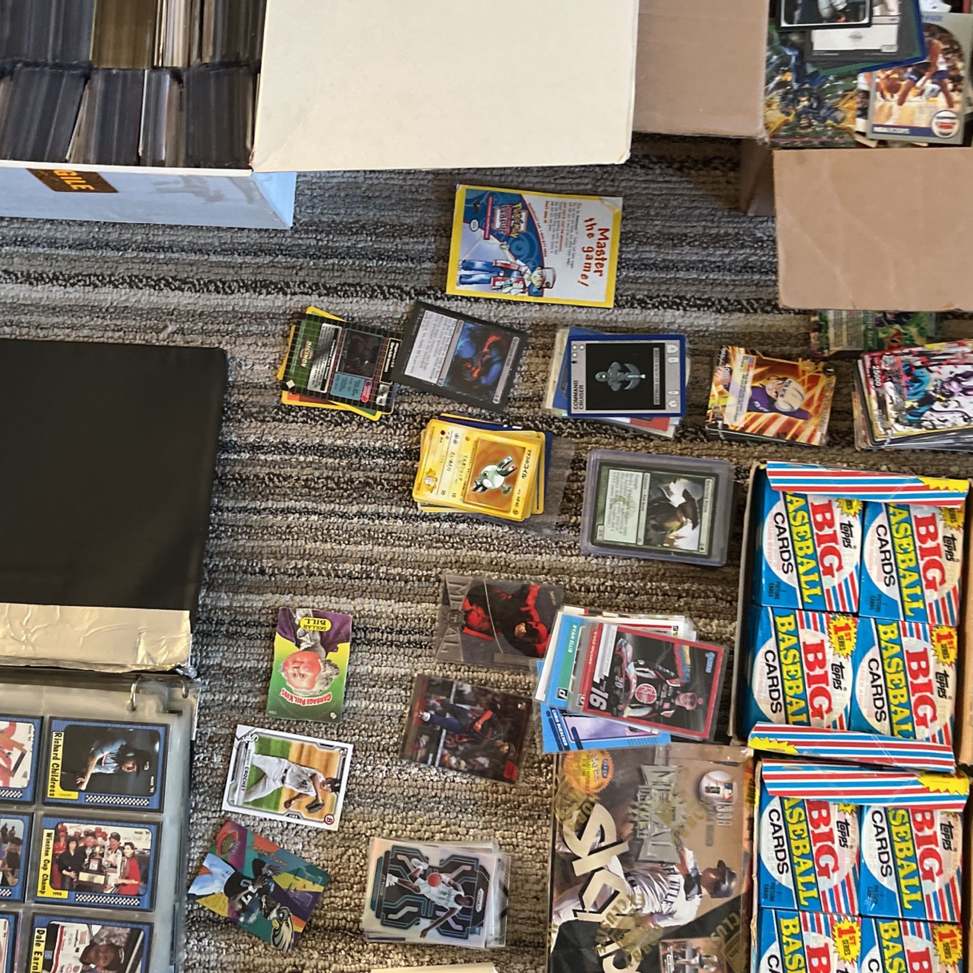 Lot of baseball, football, Pokémon, NASCAR, comics cards for Sale in ...