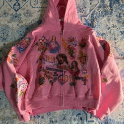 PINK RIGHTOUS HOODIES