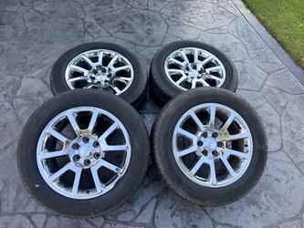 20’ Denali Yukon AT4 Tahoe Suburban Silverado Wheels Tires GM 6 Lug