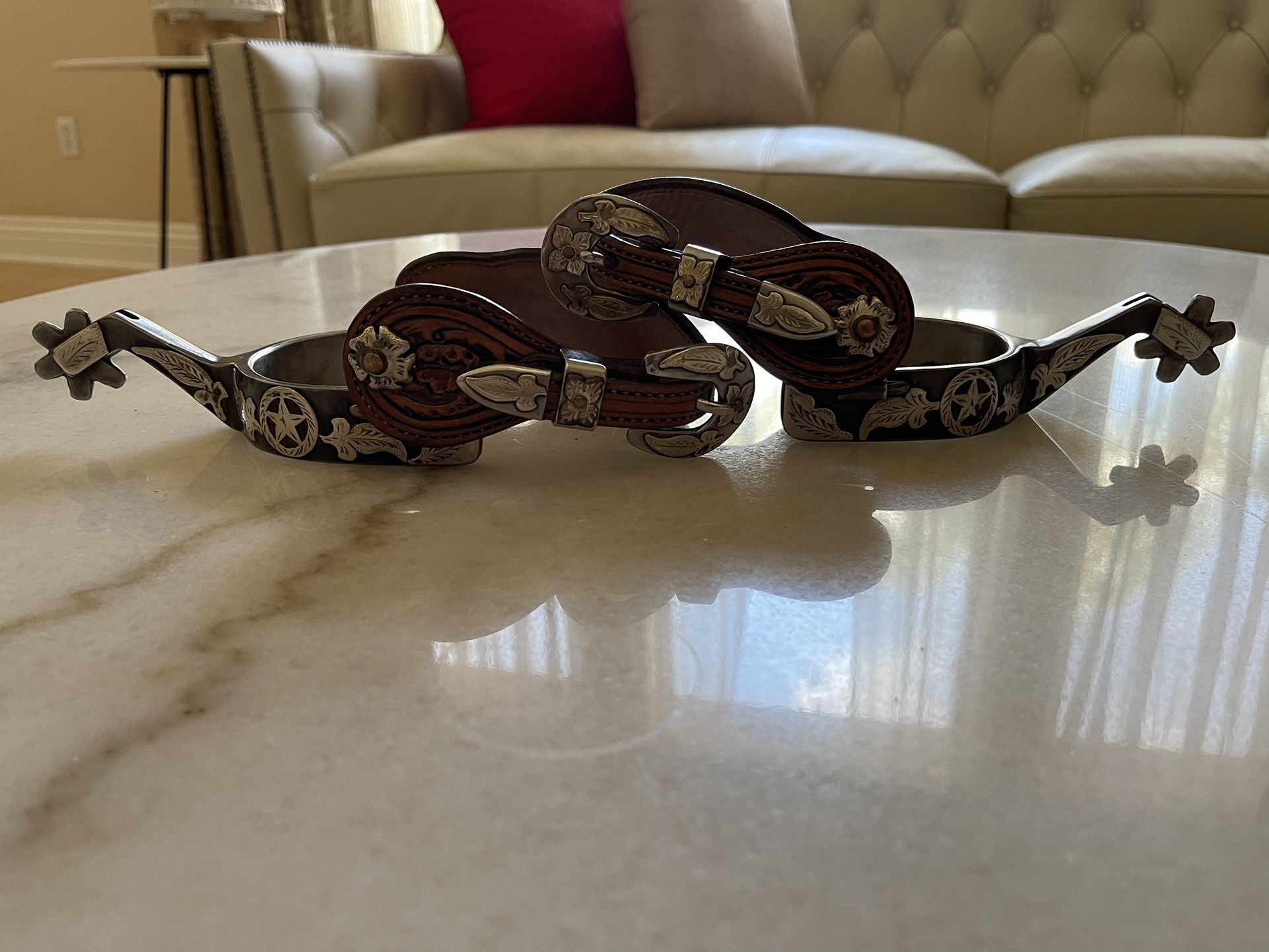 Billy Klapper Custom Silver Spurs