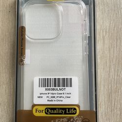 iPhone 14 Pro Clear Case 6.1 Inch 