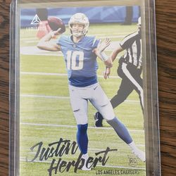 Justin Herbert - Los Angeles Chargers Rookie Card